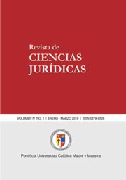 Revista de Ciencias Jurídicas