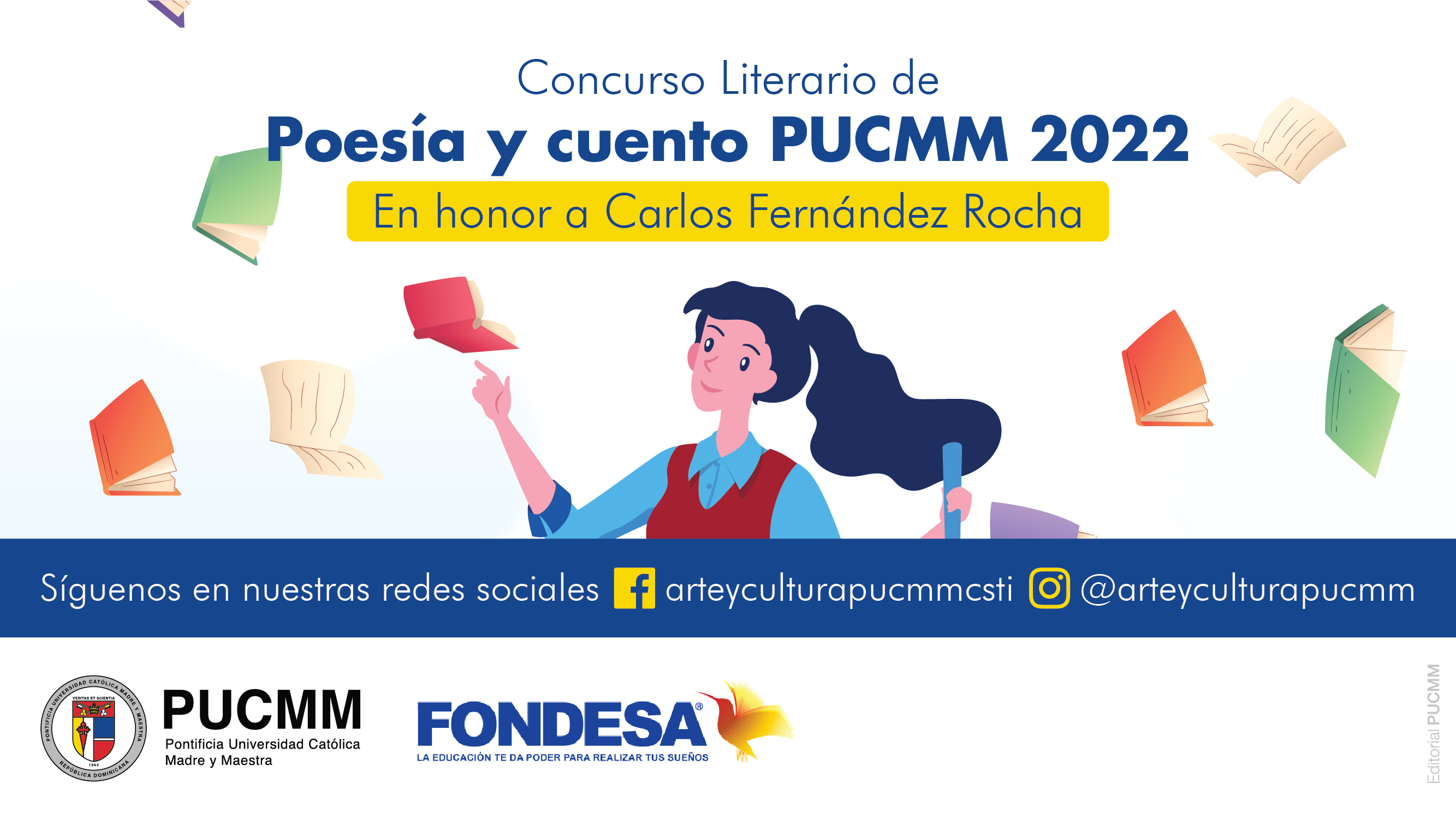 Concurso literario de Poesía y Cuento PUCMM 2022